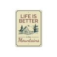 thumbnail image 2 of Life is Better in the Mountains Novelty Decor, Metal Wall Sign - 10x14 Inches, 2 of 4
