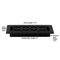 thumbnail image 3 of Decor Grates ST410 4" x10" Black Steel Floor Register, 3 of 6