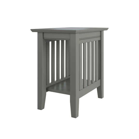 AFI Mission Chair Side Table, Grey
