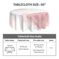 thumbnail image 5 of ZICANCN Round Table Cloths 60 Inch, Liquid Golden Splash Background Table Cover Waterproof Washable Outdoor Picnic Tablecloth, 5 of 8