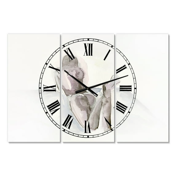 Designart 'Watercolour Nude 1' Oversized Traditional Wall Clock
