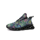 thumbnail image 1 of Zapatillas deportivas planas con estampado de flores de mandala bohemio para hombre y mujer, calzado deportivo de alta calidad con cordones de malla, calzado hecho a medida, 1 of 6