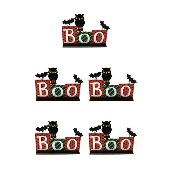 Billuyoard Letrero de decoración de de Halloween, tablero de escritorio decorativo de para el hogar, suministros para fiestas, decoración DIY Type2 NO2