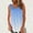 Light Blue, variant on Babysbule Women's Round Neck Gradient Tank Tops Fashion Solid Printed Loose Sleeveless T-shirt Pullover ank Tops