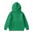 thumbnail image 4 of YOUYEDIAN Girls Boys Hoodies Set Long Sleeve Hoodie and Joggers Pant Sets Child 2 Piece Sweatsuits Fall Winter Spring Outfits Black-Green 3-4 Years, 4 of 5