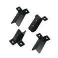 Verolina 4Pcs Adjustable Deck Post Anchor Base Brackets Fence Support