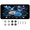 Multicolor 1, variant on ADECORIVY Blue Orange Feather License Plate, Aluminum Decorative Novelty Vanity Tag with 4 Holes, Front Plate for Men Women Car Tag Accessories, 6 x 12 inch