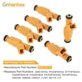 thumbnail image 3 of Inyectores de combustible gohantee 0280155710 para Jeep Cherokee 1987-1998, 3 of 7