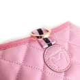 thumbnail image 6 of Frenchiestore Neck Adjustable Vegan Leather Health Harness | Pink Varsity, 6 of 11