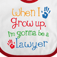 thumbnail image 4 of Inktastic Future Lawyer Boys Girls Attorney Boys or Girls Baby Bib, 4 of 4