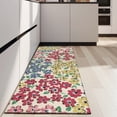 thumbnail image 4 of Pioneer Flower Floral Print Pattern Kitchen Rug Mat,Kitchen Runner Rugs Non Skid Washable,Decorative Kitchen Floor Mats for Kitchen,Sink,Laundry,17"X47", 4 of 5
