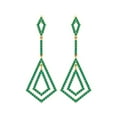 thumbnail image 4 of Mooneye 925 Sterling Silver Gold Vermeil Round Green Onyx Dangle Drop Women Mother's Day Gift Chandelier Earrings, 4 of 4