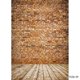thumbnail image 3 of SHENGYONGBAO - Fondo para fotografía con pared de ladrillos y suelo de madera, diseño artístico, para estudio fotográfico, YXZQ-02, 3 of 5