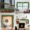 thumbnail image 5 of 9FT Real Touch Norfolk Pine Garland, Long Faux Greenery Christmas Garland for Mantel, Stairs, Fireplace, Wall, Outdoor Indoor Christmas Decorations, Qualified Material, Easy to Shape, 1P, 5 of 9