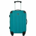 thumbnail image 2 of TCL 77993 360 TRAVELERS CLUB CHICAGO HARDSIDE LUGGAGE, 3 PIECE SET - TEAL, 2 of 5