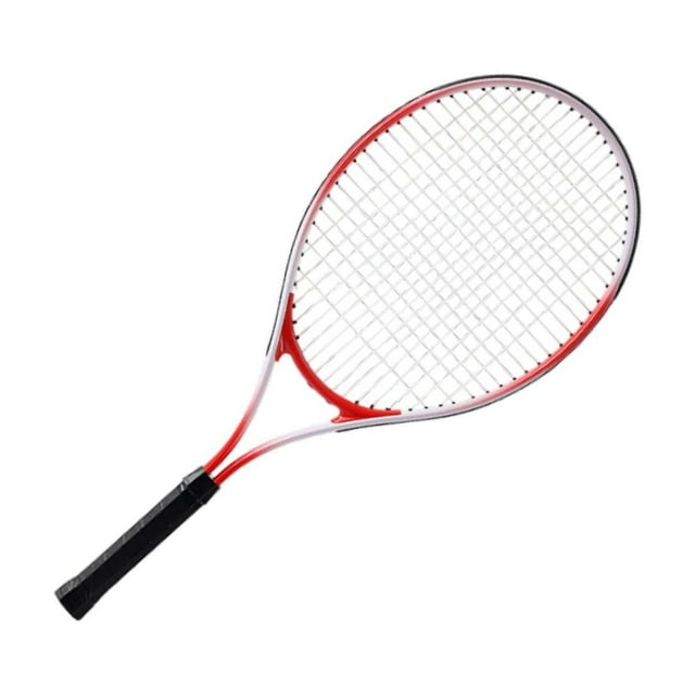 Ruiboury Tennis Racket Only Portable Tennis Equipment Recreational Backyard Blue for Beach Kids Adults Red