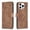 Brown, variant on ELEHOLD Wallet Case for iPhone 14 Pro Max, Embossed Pattern Flip Folio Card Slots Kickstand Magnetic Clasp Premium Leather Wallet Case for iPhone 14 Pro Max 6.7", Brown