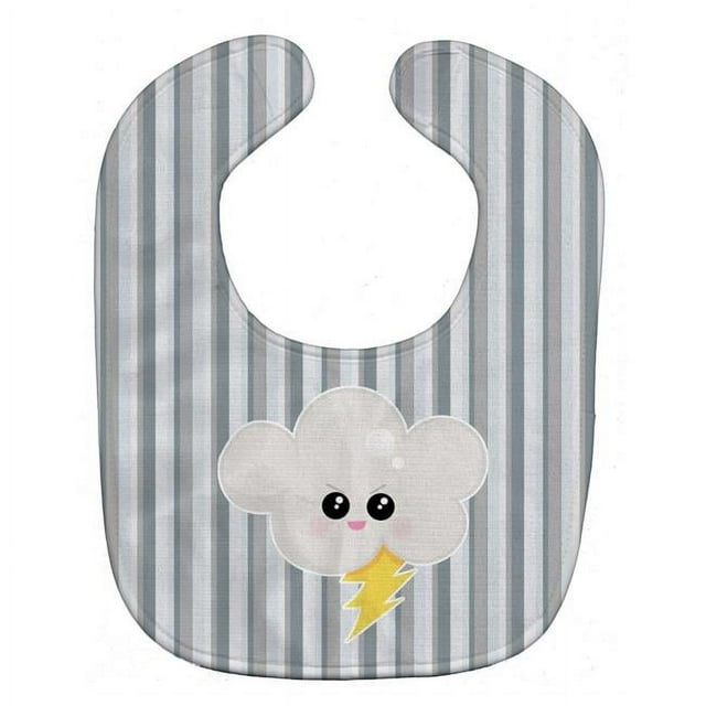 Carolines Treasures BB7148BIB Weather Thuderstorm Face Baby Bib
