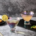 thumbnail image 3 of Vasos de Martini sin tallo Lysenn iridiscentes, juego de 4 unidades, 230 ml, 3 of 9