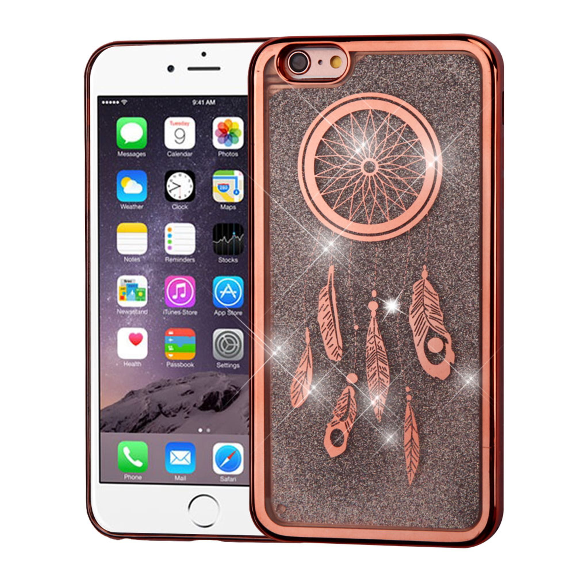 iPhone 6s plus case by Insten Luxury Quicksand Glitter Liquid Floating