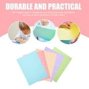 Frcolor 50 Sheets of Decorative Folding Paper Diy Craft Paper A4 Painting Paper Color Paper for Printer