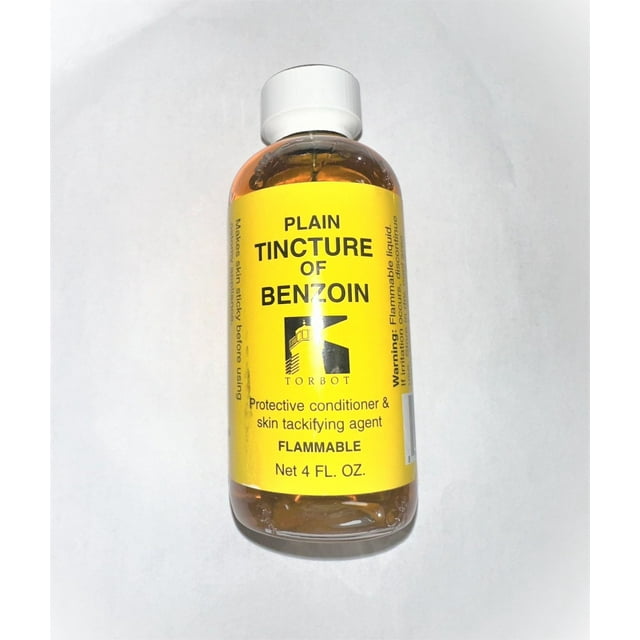 Botella de tintura de benjuí Torbot de 120 ml con brocha aplicadora