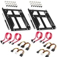 thumbnail image 1 of Kit de soportes de montaje de 2,5 a 3,5 para SSD/HDD, paquete de 2, 1 of 6