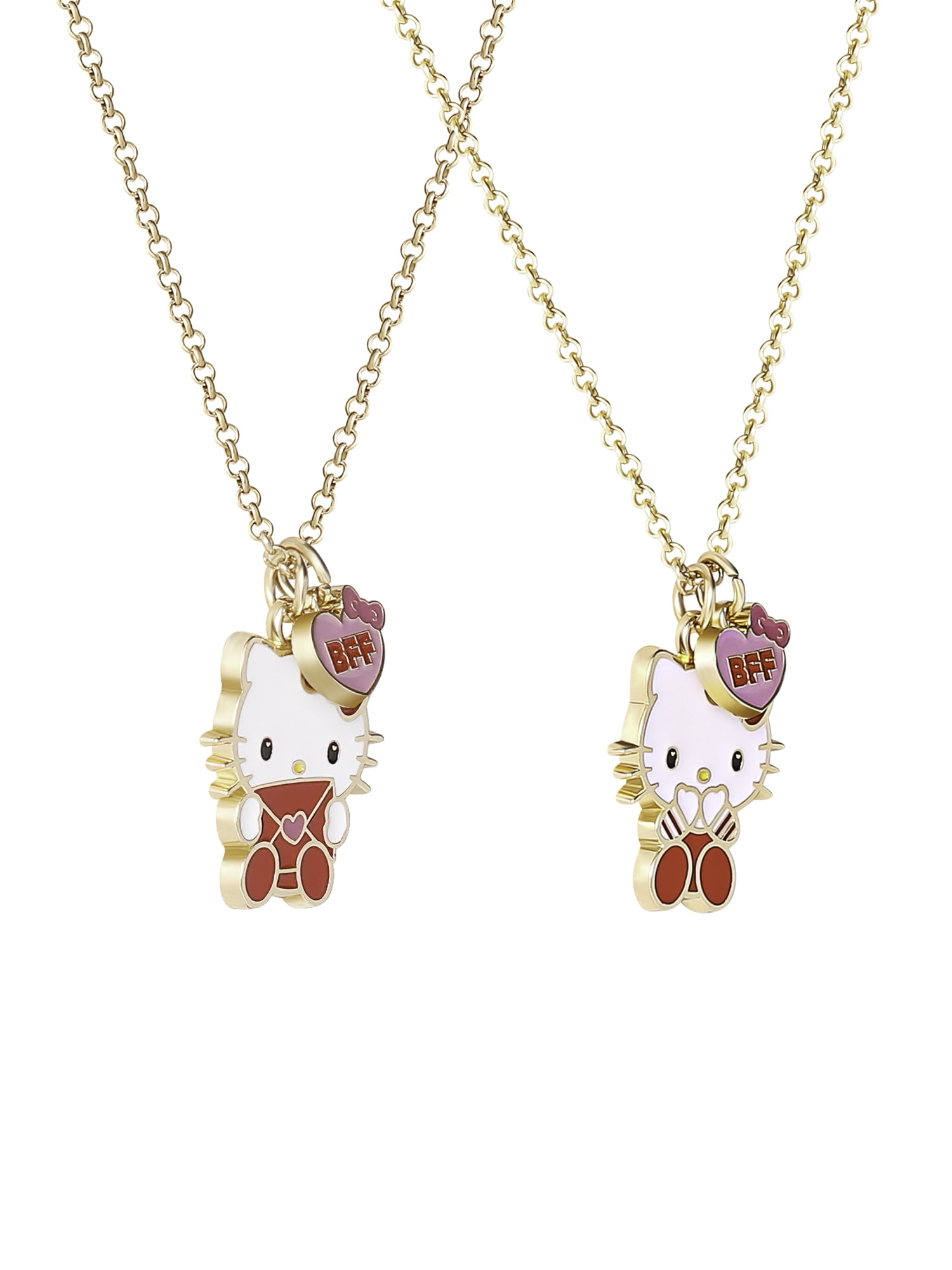 Sanrio Hello Kitty Girls BFF Necklace Set - 16" + 3" Extender