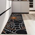 thumbnail image 4 of Halloween Spider Webs with Orange Spiders Kitchen Rug Mat,Kitchen Runner Rugs Non Skid Washable,Decorative Kitchen Floor Mats for Kitchen,Sink,Laundry,17"X47", 4 of 5