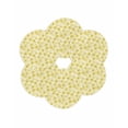 thumbnail image 7 of 13 Inch Round Placemats Set of 6, Yellow Flowers Non Slip Heat Insulation PP Table Mats, Rustic Floral Leaves Garden Country Washable Place Mats for Kitchen Dining Party Table Decor, 7 of 7