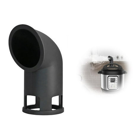 CNKOO Steam Release Diverter for Instant Pot, 360 Rotation Pressure Cooker Accessories, Silicone Steam Diverter, 8 Quart, Cabinets Savior, Home(Black)