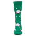thumbnail image 5 of MeMoi Men's "Gnome For The Holidays" Christmas Novelty Crew Sock - Mens - Male, 10-13, Green, 5 of 7