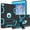 Black+Blue, variant on For Apple Air 1 / Air 2 9.7-in Case Military Heavy Duty Shockproof Case,Kids Friendly