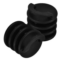 Pretyzoom 2Pcs Black Kayak Boat Scupper Plug Water Resistant Drain Stopper Accessory