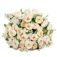 thumbnail image 4 of Artificial Rose Flowers Decor Spring Rose Potted Artificial Flowers Faux Rose for Wedding Home Party, 4 of 4