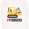 thumbnail image 3 of Inktastic Construction Truck I Love Diggers Toddler Sweatshirt, 3 of 4