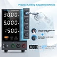 thumbnail image 3 of Fuente de alimentación DC WANPTEK POWER Bench 0-60 V 0-5 A con USB y tipo C, 3 of 8