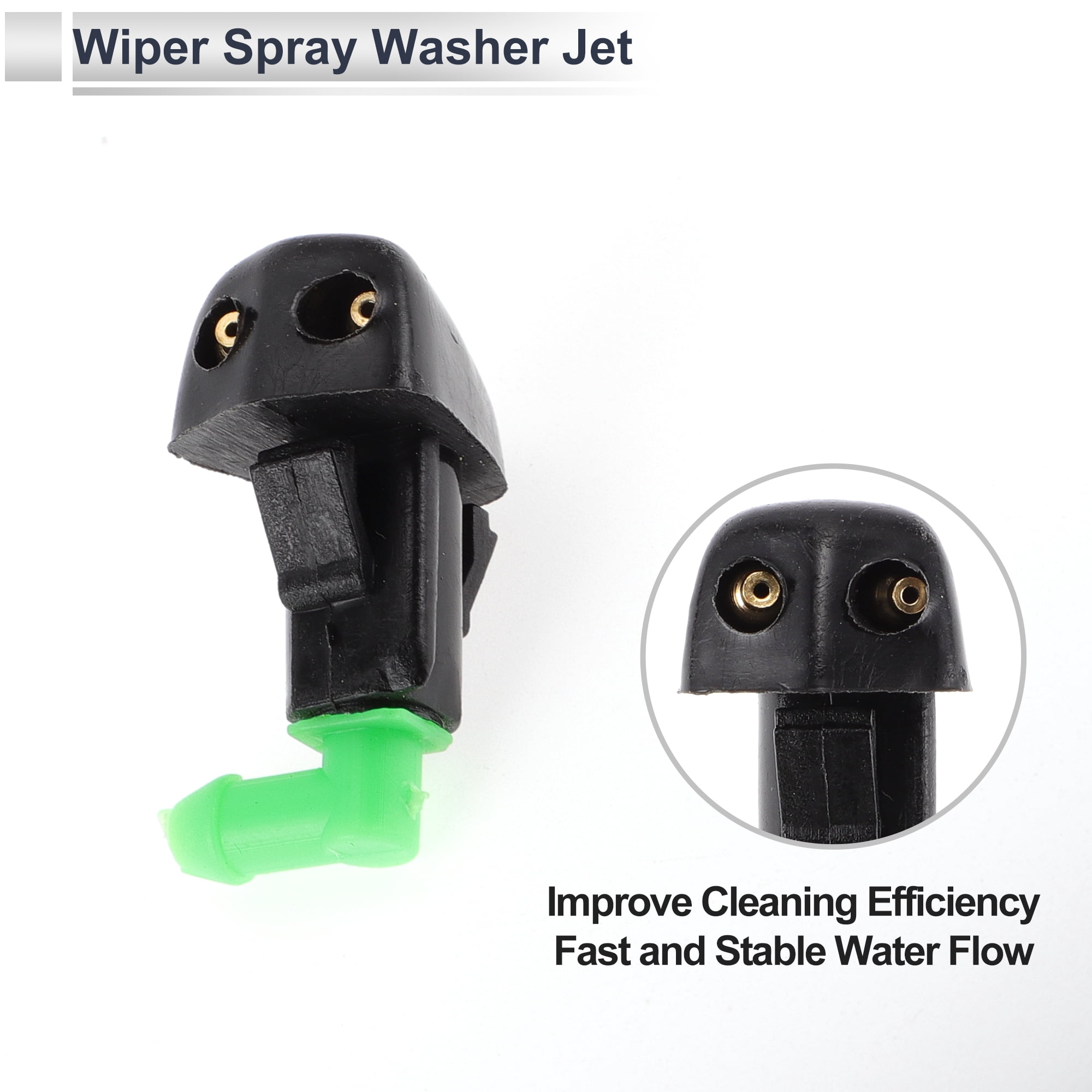 Unique Bargains Washer Nozzle for Honda Accord 1998-2002 Front Plastic 1 Set