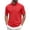 7# Red, variant on Mens Fashion Polo Shirts Cotton Classic Short Sleeve Thermal Button Shirt with Pocket Sky Blue 5XL