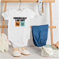 thumbnail image 3 of Funny Salty Chemistry Science Joke Romper Boys or Girls Infant Baby Brisco Brands 18M, 3 of 6