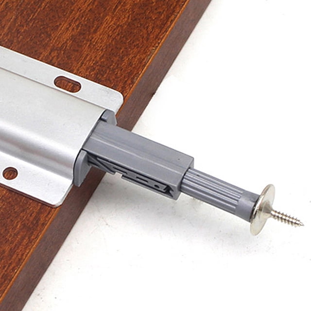 unbranded 4Ud Push to Open Hinges Para Gabinetes Con Función De Amortiguador Y Suave Plata