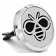 thumbnail image 1 of Difusor aromático para rejilla de aire del auto con diseño de abeja Aromabug, 7 almohadillas y aceite, 1 of 7