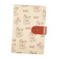 thumbnail image 2 of Elodie B6 Blank Notepad for Notes Personal Cute Bear Notebook Boys Kids red brown, 2 of 8