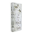 thumbnail image 2 of Stupell Industries Peace on Earth Phrase Winter Birds Snowy Tree, 13 x 30, Design by Sally Swatland, 2 of 5