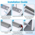 thumbnail image 4 of Guardoinrt Silver Soft Close Magnetic Door Catch Easy To Install Powerful Function Wide Applications Stainless 1Set, 4 of 6