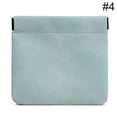 thumbnail image 2 of Earphone Pouch Solid Color Faux Leather Small Coin Pouch Snap Pouch for Earbuds, 2 of 10