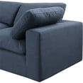 thumbnail image 2 of Meridian Furniture Comfy Navy Linen Textured Fabric Modular Sectional, 2 of 15