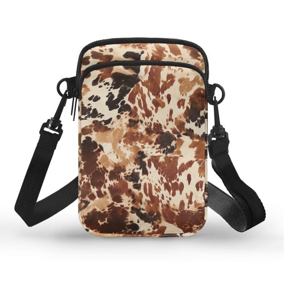 HELLHERO Shoulder Bag for Adults Travel Spots Sling Bag 2 Layers Spots