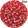 thumbnail image 1 of 5mm 6mm 7mm Mixed Letter Beads Oval /Square Shape Alphabet Beads For Jewelry Making DIY Charms Bracelet Necklace Accessories, 1 of 5