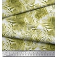 thumbnail image 2 of Soimoi Green Moss Georgette Fabric Wild Animal Skin Print Sewing Fabric BTY 42 Inch Wide, 2 of 3